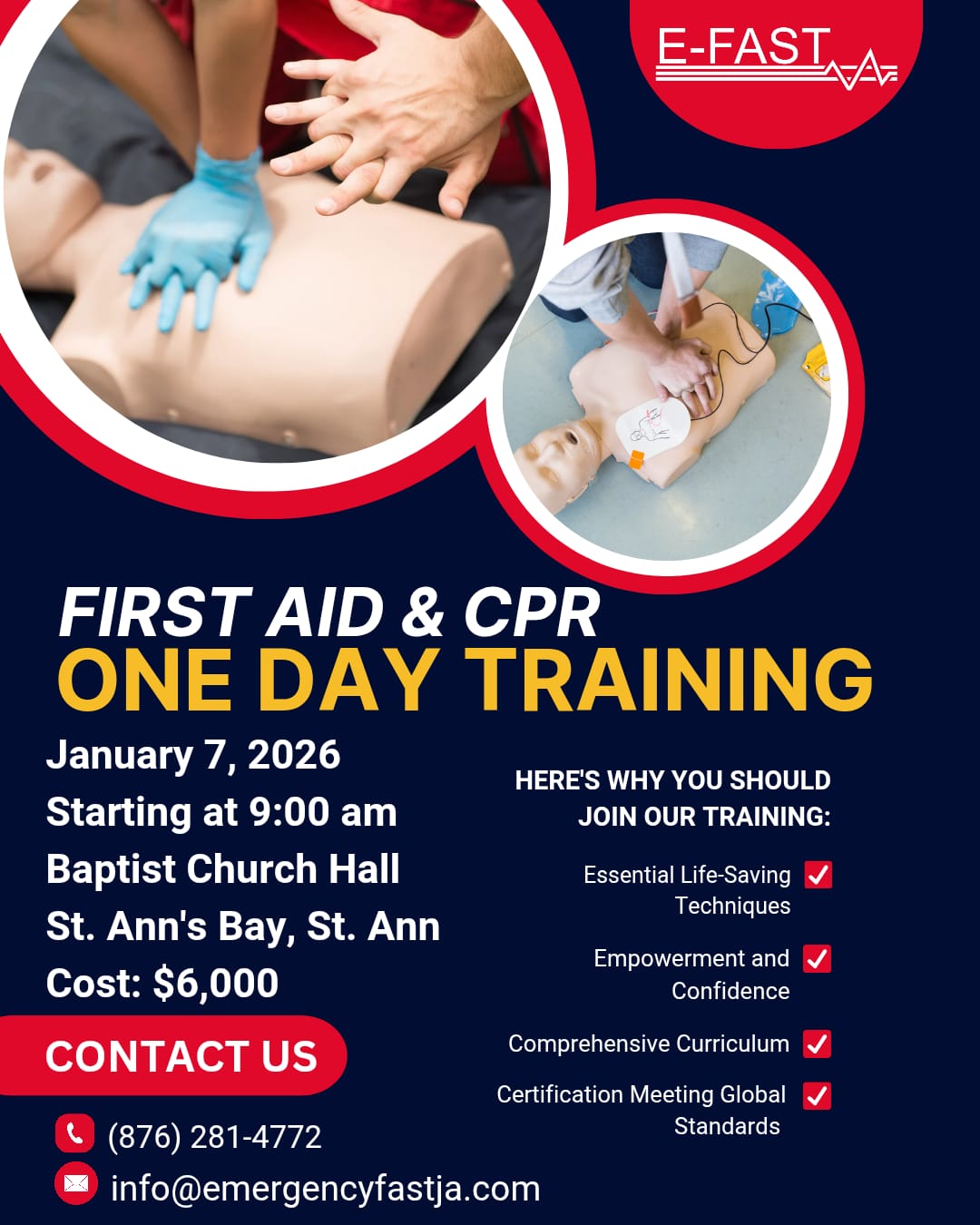 Recent E-Fast Training Session January 5, 2026